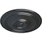 Ekena Millwork Small Classic Ceiling Medallion (Fits Canopies up to 10"), Hand-Painted Pewter, 40 1/4"OD x 3 1/8"P CM40CLPES - alternate 3